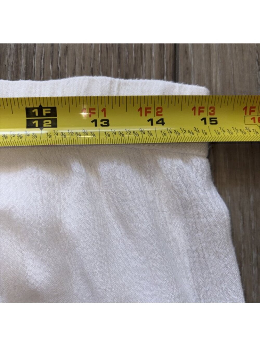 Elan Womens “LG” White Summer  Boho Pool or Beach Pants w/side Ties & Pockets - Picture 5 of 7